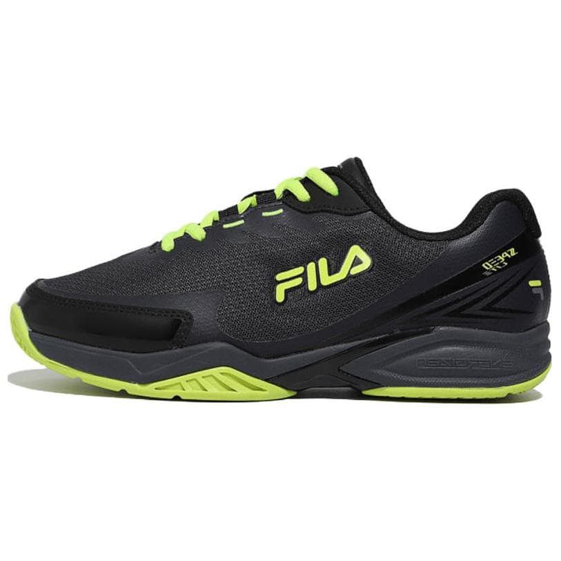 FILA Advantage T7 Cushioning Slip Resistant Low Top Tennis Shoes Unisex Black Green Korean Style 2