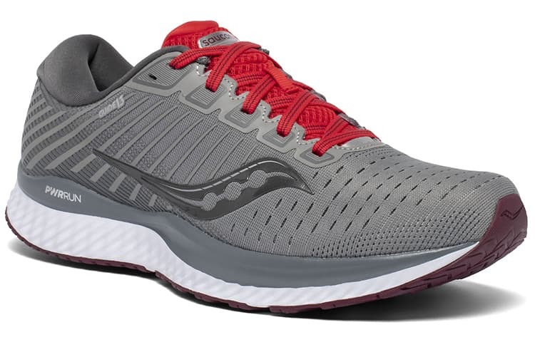 Saucony Guide 13 Running Shoes Men Low-Top Gray Red 4
