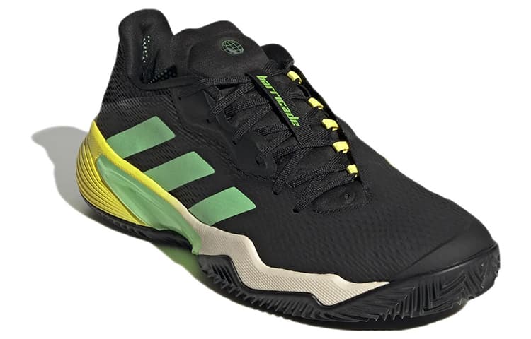 Adidas Barricade Clay Men Tennis Shoes 'Black Green' 6