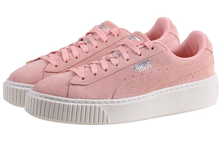 PUMA Suede Platform Super Jewel Big Kid Pink 6