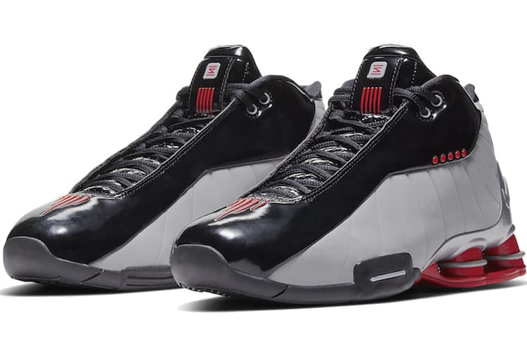 Nike Shox BB4 Black Cement Red 5
