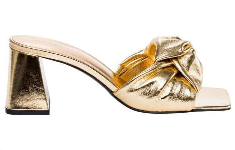 By Far Slide Slippers Women's Gold 4