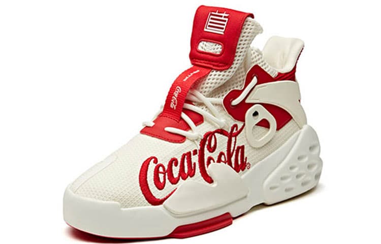Coca-cola X ANTA Bastard Casual Shoes Women's Low-Top White/Red 5