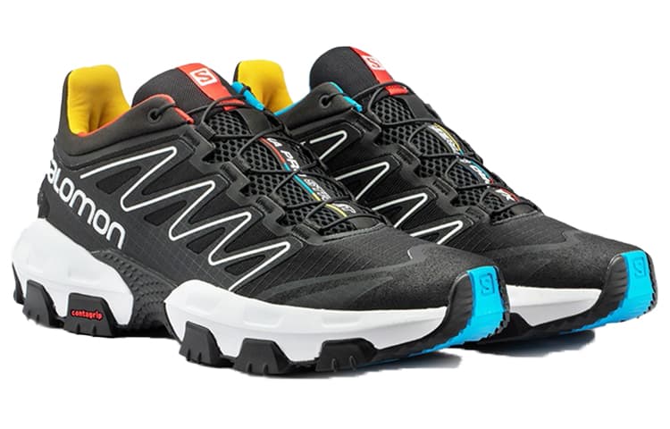 SALOMON XA Pro Street ADV Hiking / Trekking Shoes Unisex Low-Top Black/White 6