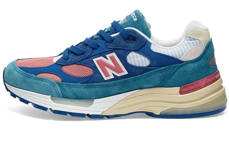 New Balance 992 Blue Teal Rose 2