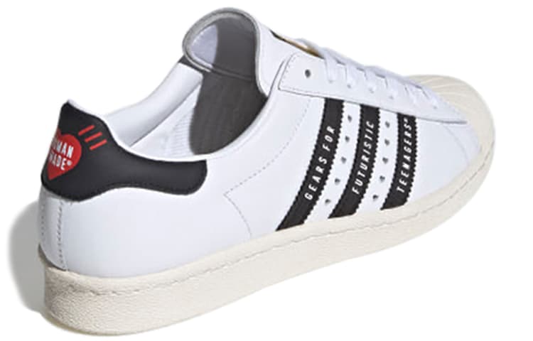 Adidas Originals Superstar Human Made White Black 6