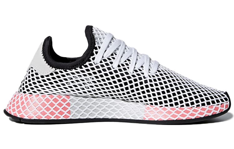 Adidas Originals Deerupt Core Black Chalk Pink Women's 2