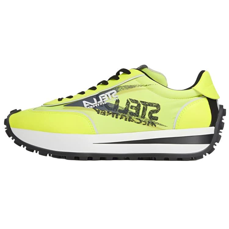 Stella McCartney Reclypse Round Toe Platform Low-Top Casual Shoes Women's Lemon Yellow