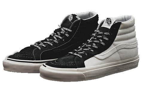 Vans Footpatrol X SK8 Hi Vault 2018 Black/White 3