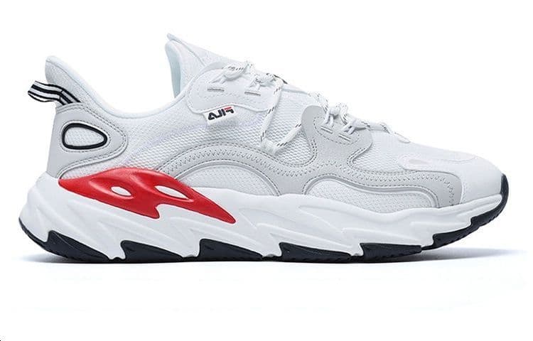 FILA Wave Low Top Shoes 'White Red Grey' 3