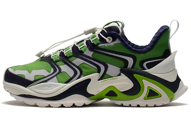 LiNing Cat Paw ACE Cushioned Anti-Slip And Wear-Resistant Lightweight Low-Top Casual Shoes Women's Green 2