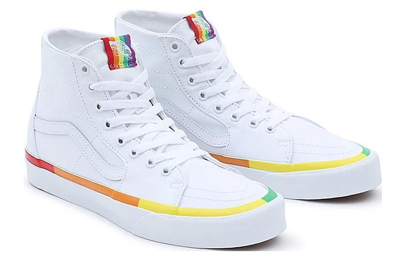 Vans SK8 HI Tapered High Top Sneakers White 6
