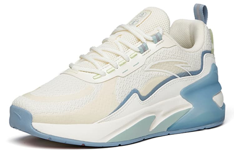 Anta Pursuing Clouds Cushioning Low-Top Sports Casual Shoes Women's White Blue Green 6