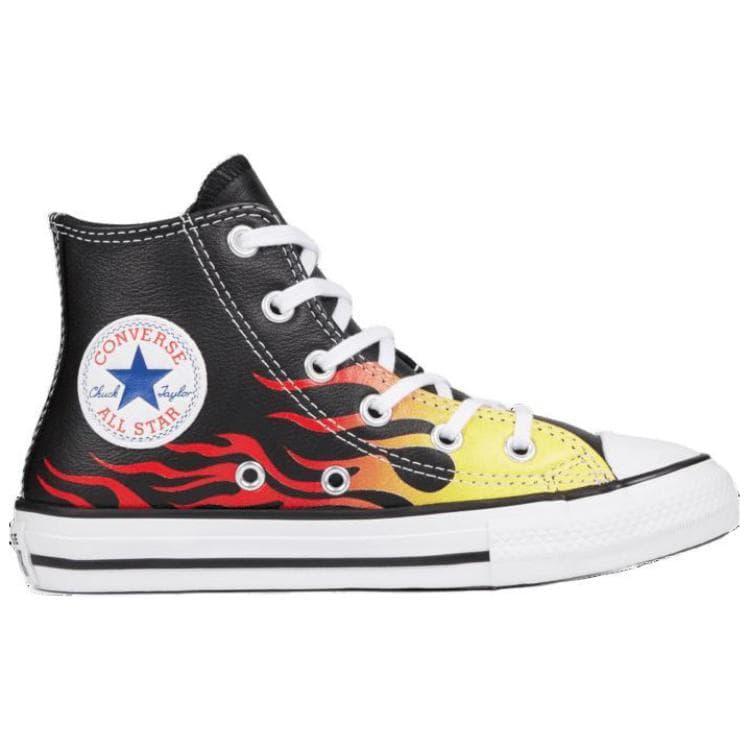 Converse Chuck Taylor All Star Flame Nero Mod 'Black Red' 4