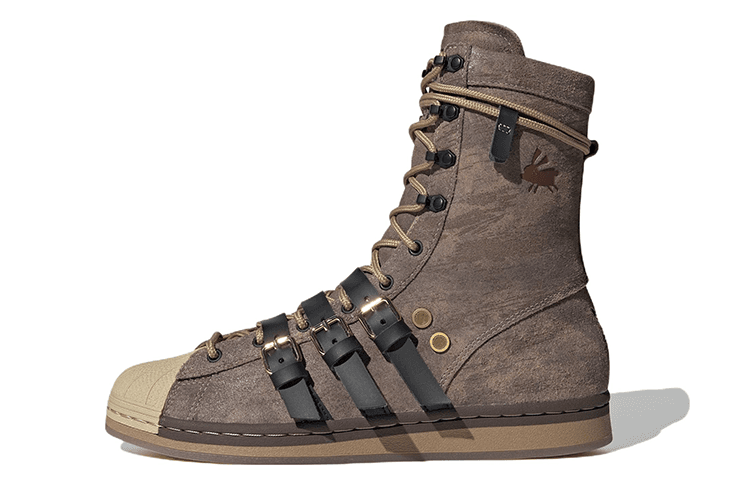 Adidas Originals Superstar X Melting Sadness 'Dark Brown' 2