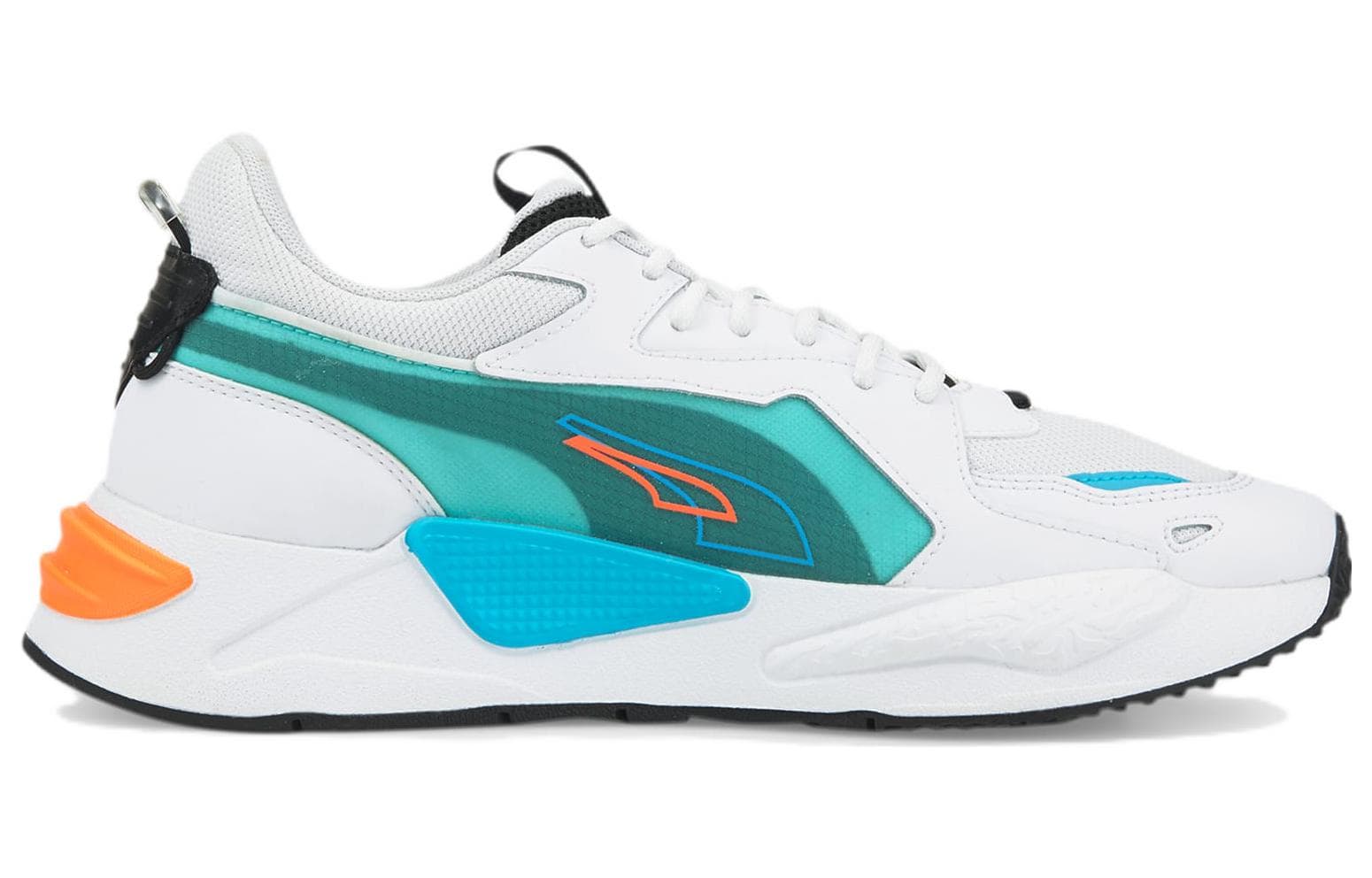 PUMA Rs X Split Athleisure Casual Sports Shoe Unisex White Blue Green 'White Blue' 3