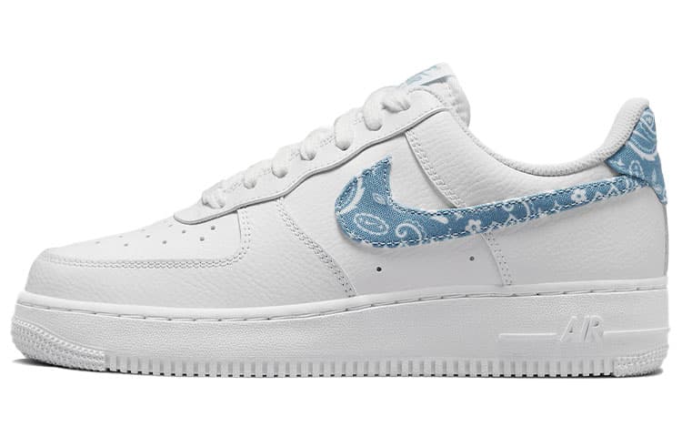 Nike Air Force 1 Low '07 Essential White Worn Blue Paisley Women's