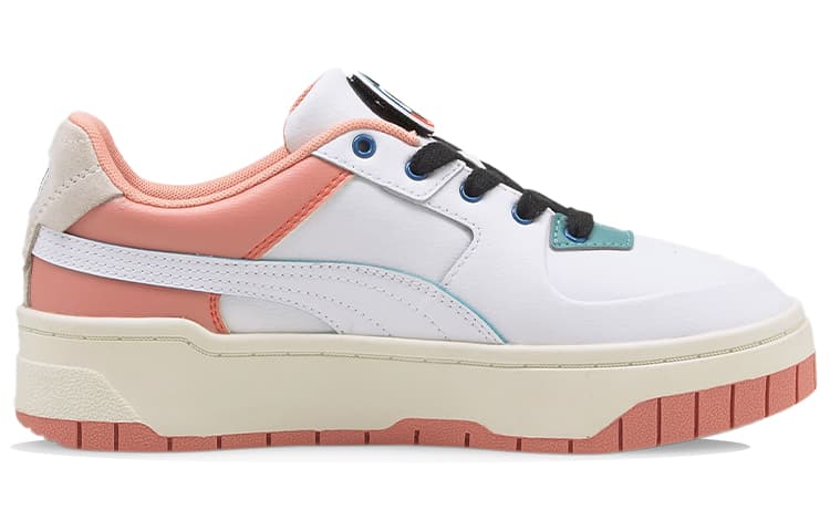 PUMA Cali Dream Low Top Sneakers Pink/Red/White Women's 3
