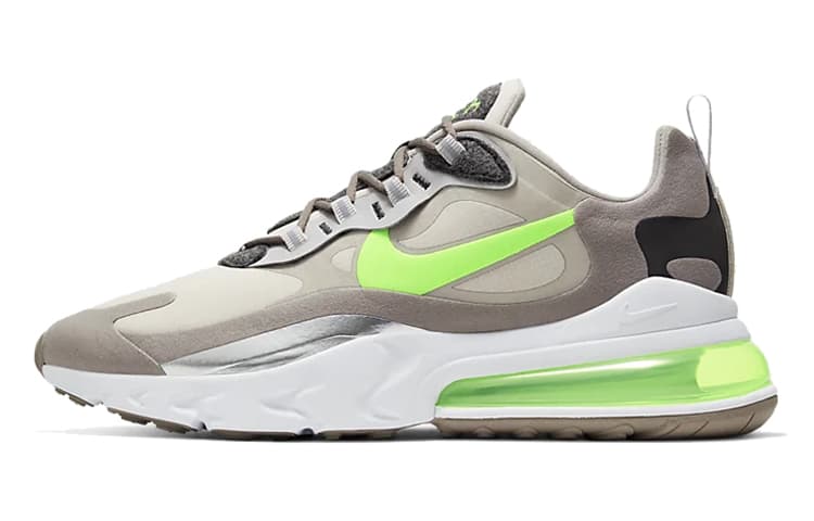 Nike Air Max 270 React 'Moon Particle Electro Green' 3