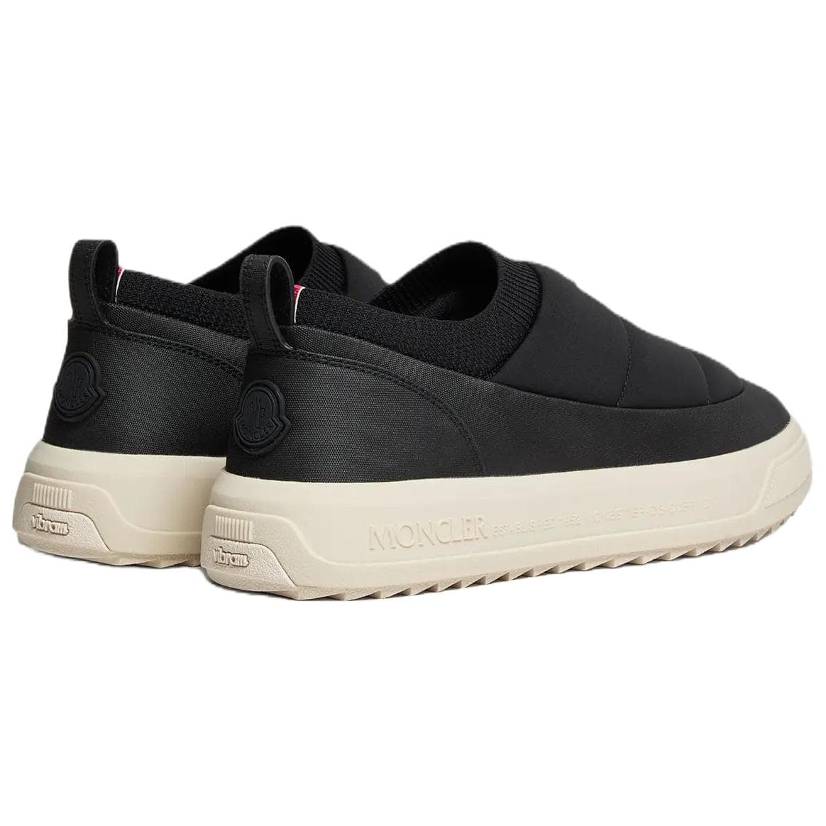 Moncler Altive Slip-On Round Toe Loafers Low-Top Casual Lifestyle Shoes Men's Black 6