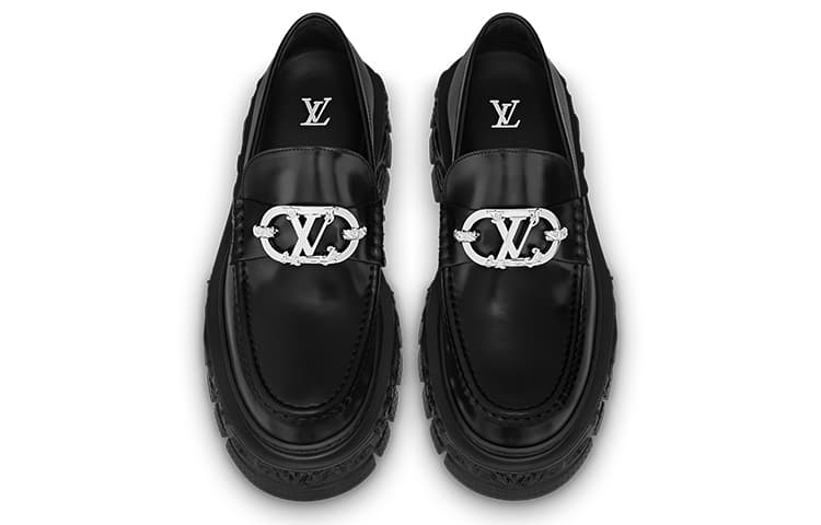 LOUIS VUITTON Baroque Loafers 'Black' 6