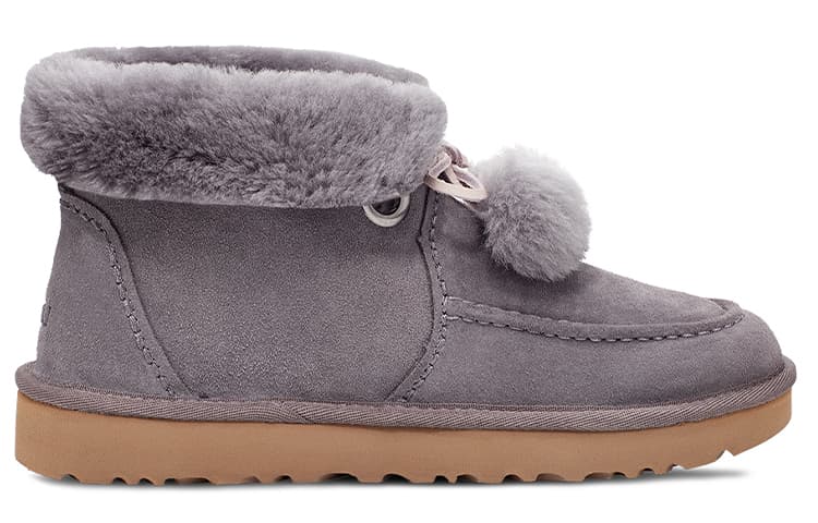 UGG Kyrina Bow Pom 'Purple Gray' Women's 4