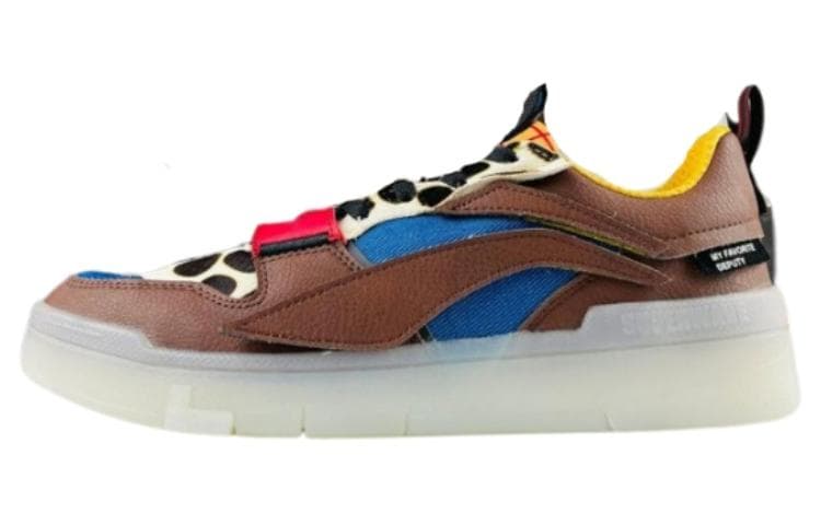 Disney x LiNing Wave Toy Story Slip-Resistant Cushioning Wear-Resistant Low-Top Skateboard Shoes Unisex Brown 2