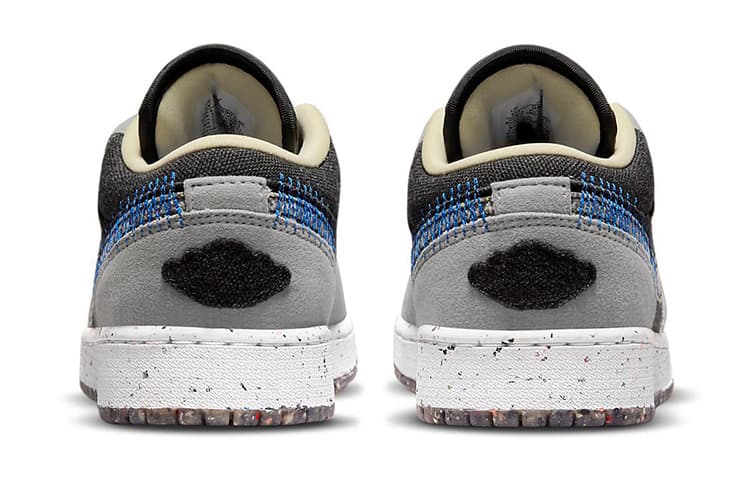 JORDAN 1 Low Se Crater Grey Black GS 2