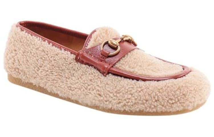 GUCCI Horsebit Loafer 'Ivory Merino Wool' 5