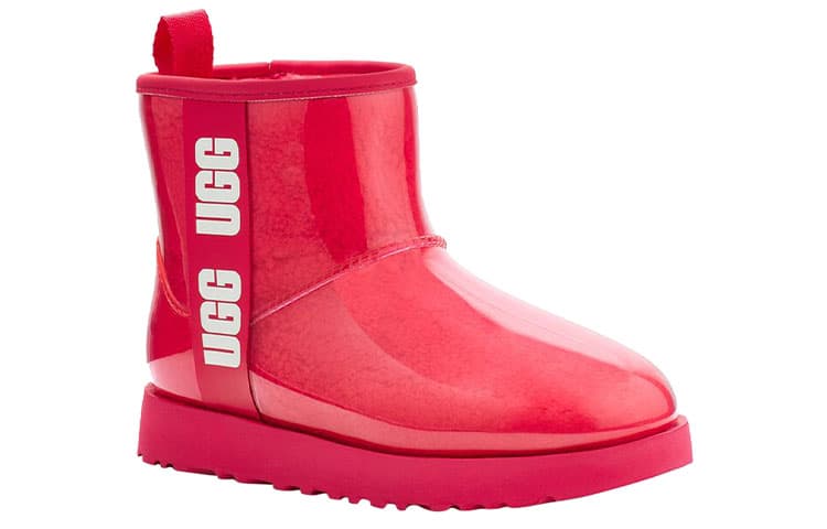 UGG Classic Clear Mini Boot Hibiscus Pink Women's 6