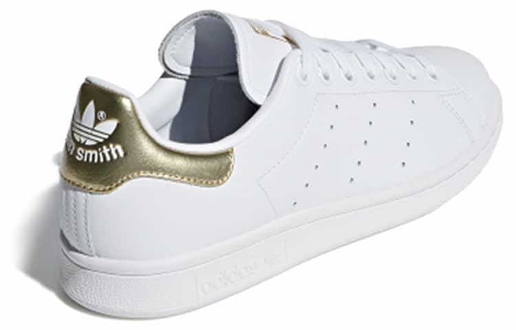 Adidas Originals Stan Smith Cloud White Gold Metallic Women's 5