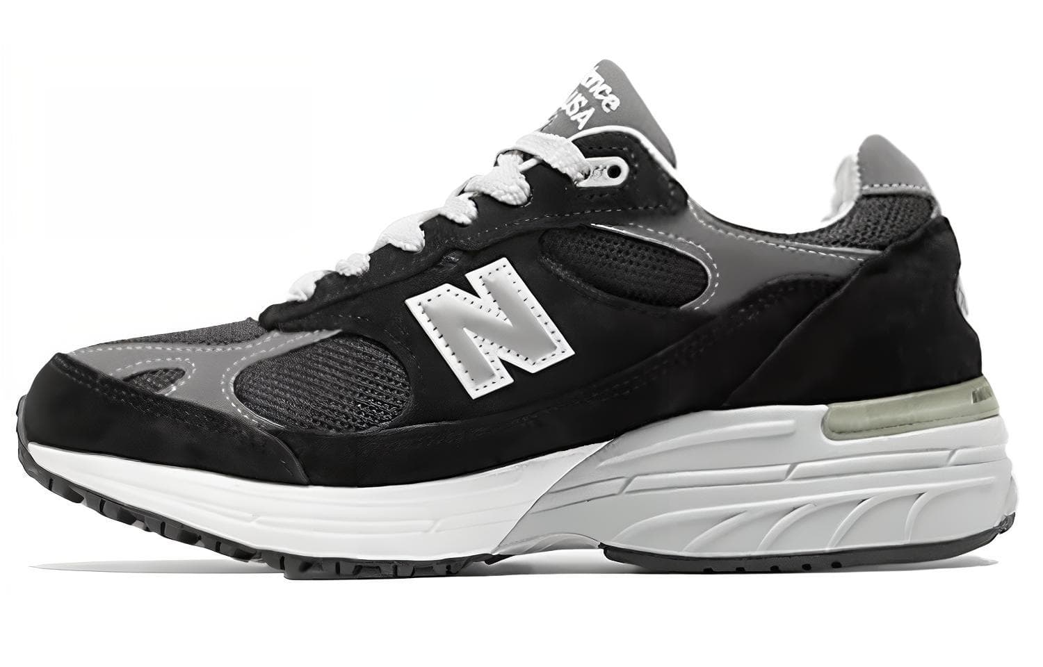 New Balance 993 MiUSA Black Grey Women's 2