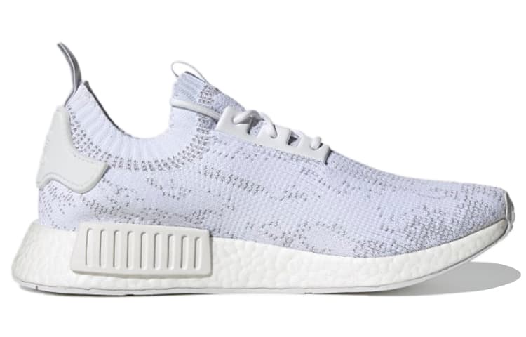 Adidas Originals Nmd R1 Primeknit Cloud White Glitch Camo 4
