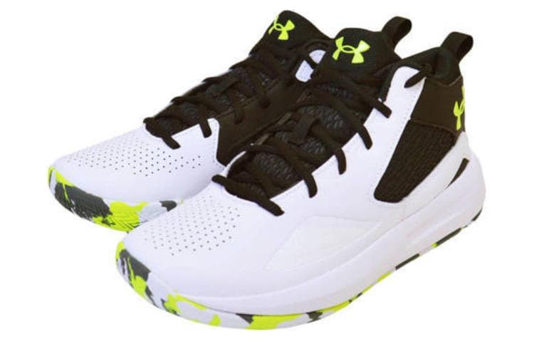 Under Armour Lockdown 5 Basketball Shoes 'White Black' 5