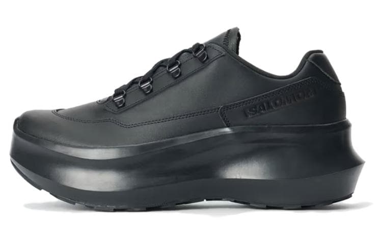 SALOMON SR811 Leather Platform Comme Des Garcons Black 2