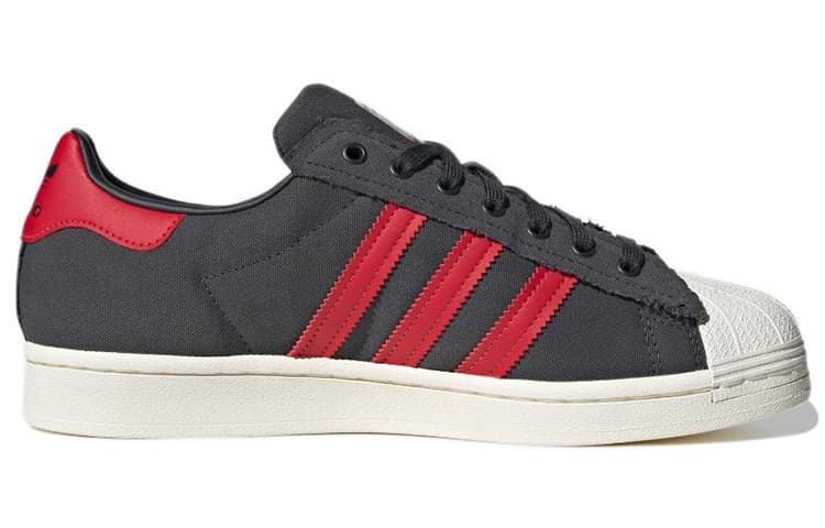 Adidas Originals Superstar Shoes 'Black Red White' 3