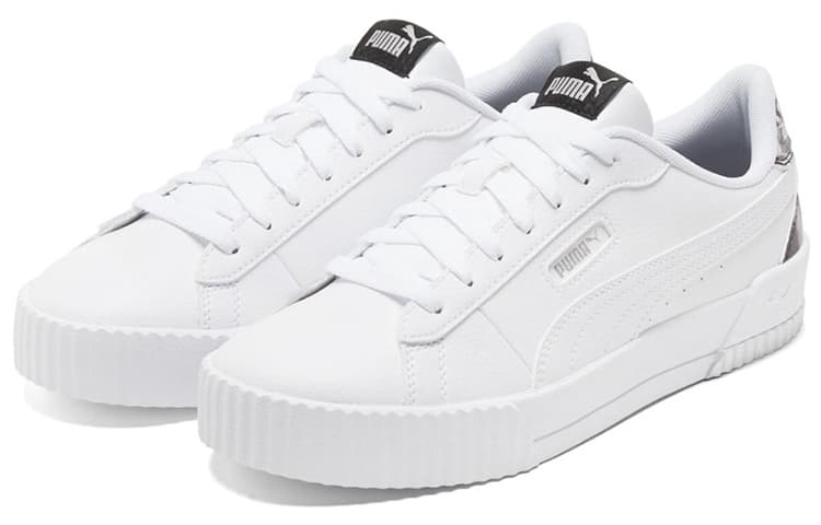 PUMA Carina Crew Untamed Su For Casual Shoes White/Black Women's 6