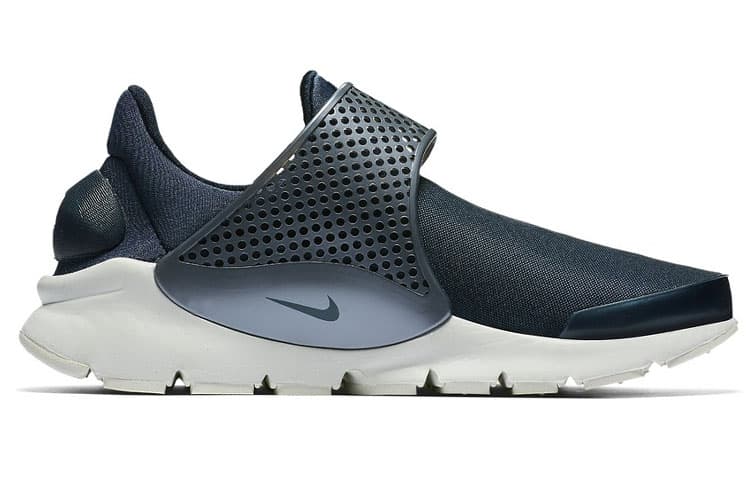 Nike Sock Dart Prm TXT Low-Top Kids Lifestyle Shoes Blue White Teenagers 3