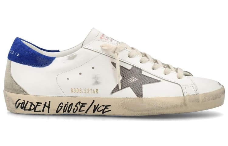 Golden Goose Super Star White Snake Blue 4
