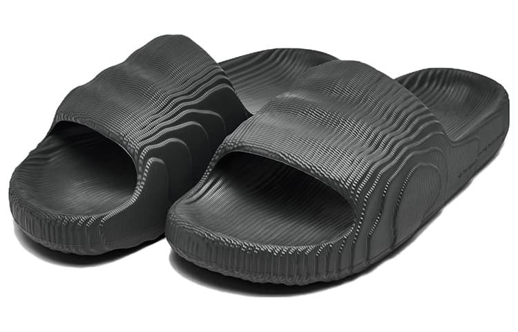 Adidas Originals Adilette 22 Slides Grey Five 4