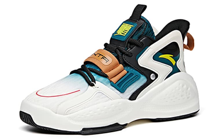 Anta Bastard 2.0 Durable Breathable Low-Top Skateboard Shoes Men's White 4