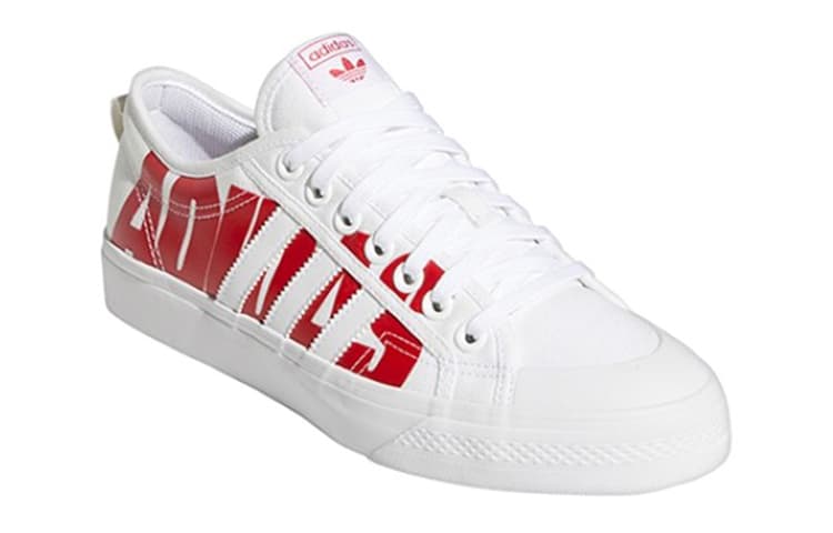Adidas Originals Nizza Trefoil 'White Red' Women's 6