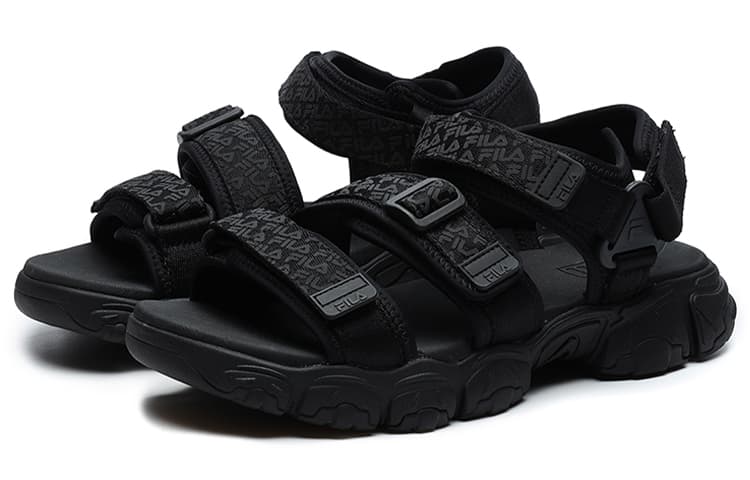 FILA Fluid Sandals 'Black' 4
