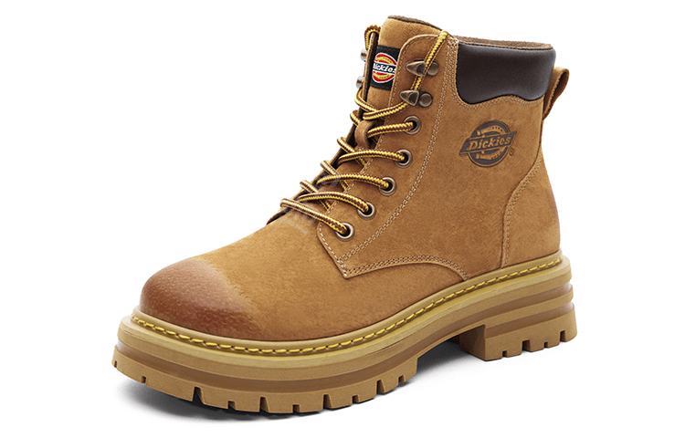 Dickies Waterproof And Wear-resistant 11.5cm Outdoor Boots Men's Earth Yellow 4