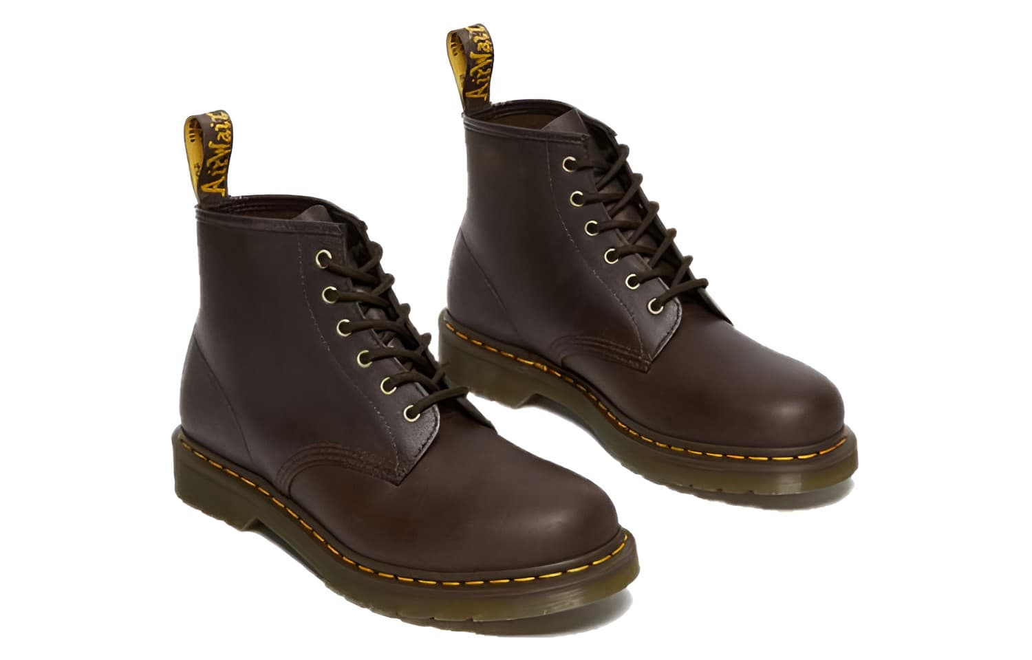 Dr.Martens 101 Crazy Horse Leather Ankle Boots 'Dark Brown' 4