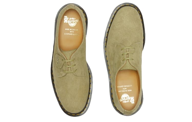Dr.Martens 1461 Made In England Nubuck Leather Oxford Green 6