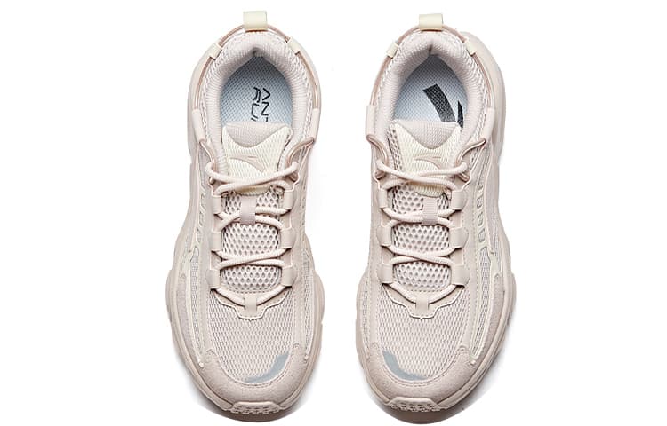 ANTA Flying Running Shoes Women's Low-Top Lotus Gray/White 6