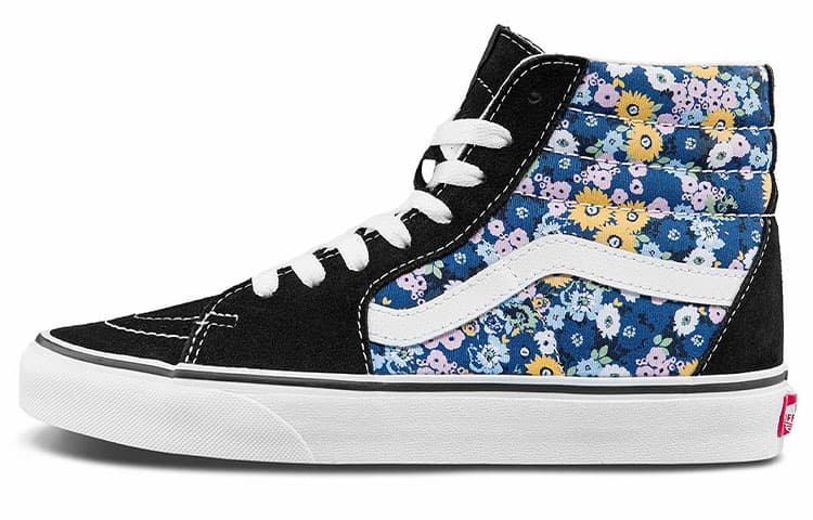 Vans High Top Sneakers Black/White/Blue