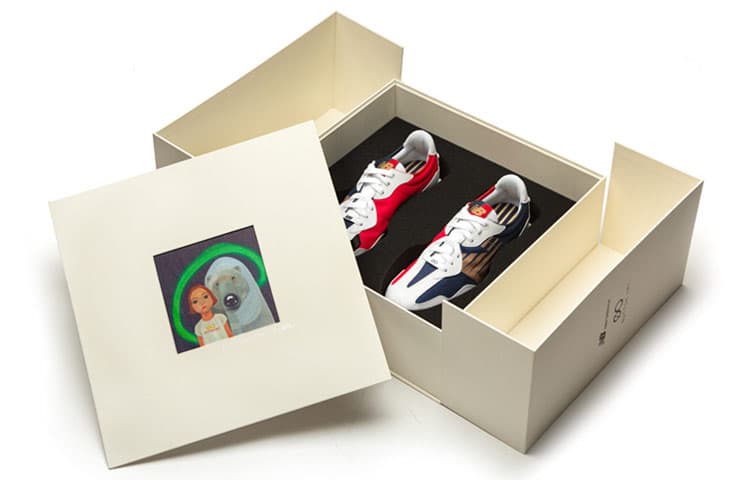 KIKS X NUTTSH ART X New Balance 327 White Red Blue 4
