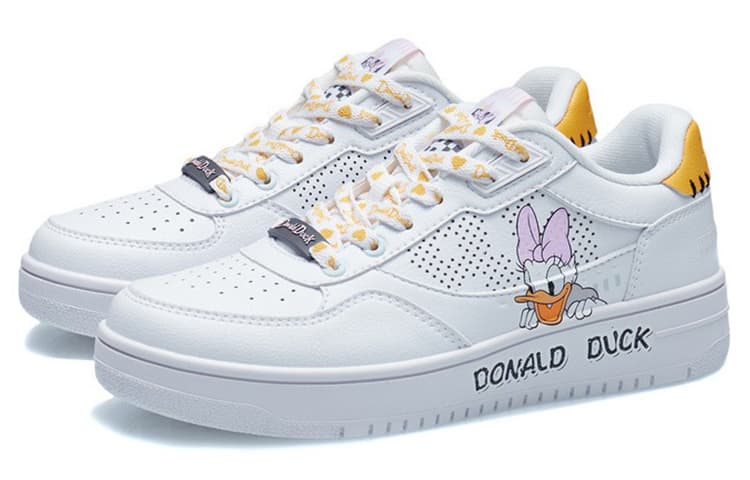 LINING Classic Skateboarding X Disney 'White Yellow Daisy' Women's 6